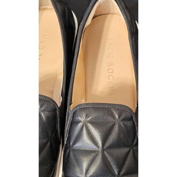 Jack Rogers Women's Riley Quilted Slip On Sneakers In Black Size 10M - Picture 11 of 16